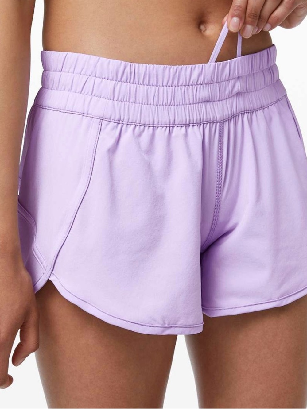 lululemon Tracker Shorts V 4” Sheer Violet SHVL Purple Athletic Running size 12 - Picture 3 of 12